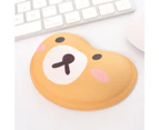Universal Soft Cartoon Pattern Hearted-shaped Mouse Pad Wrist Rest Laptop Accessories for Office