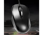 MF-588 Universal Ergonomic 3 Keys Wired Gaming Mouse Mice for PC Laptop Computer - Black