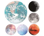 Earth/Moon/Mars Pattern Round Gaming Carpet Mouse Pad Mat Computers Accessory