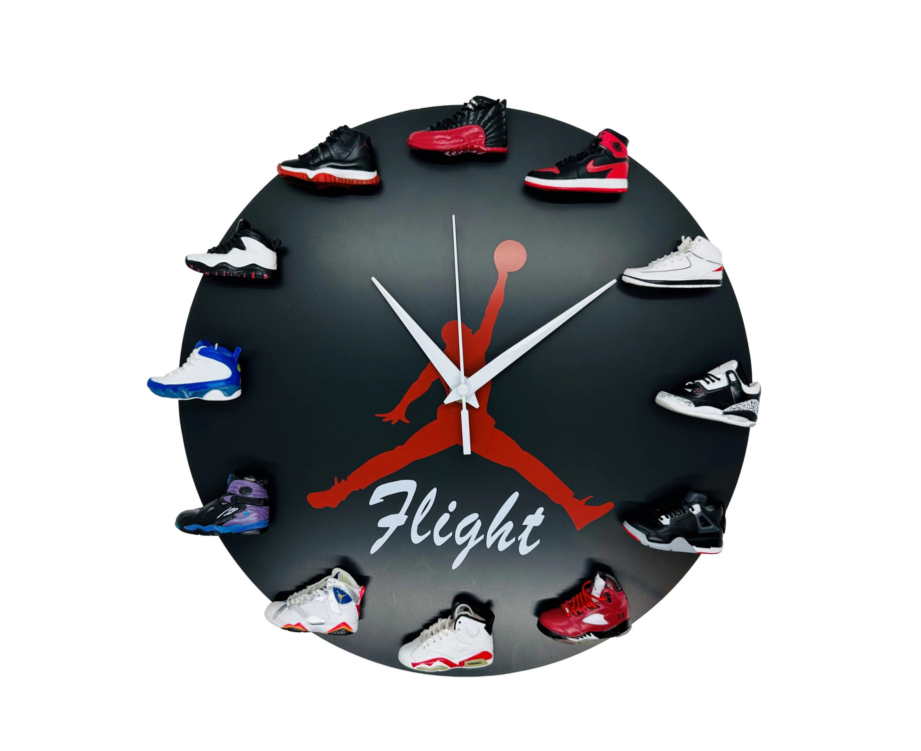 Air Jordan 3D mini sneakers wall clock (AJ1 - AJ12)