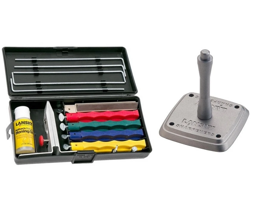 Lansky Professional Sharpening System + Universal Mount Bundle