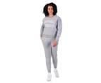 Russell Athletic Women's Applique Arch Logo Crew - Grey Marle