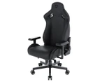 ONEX EV12 Evolution Series Real Leather Edition Gaming Chair - Black