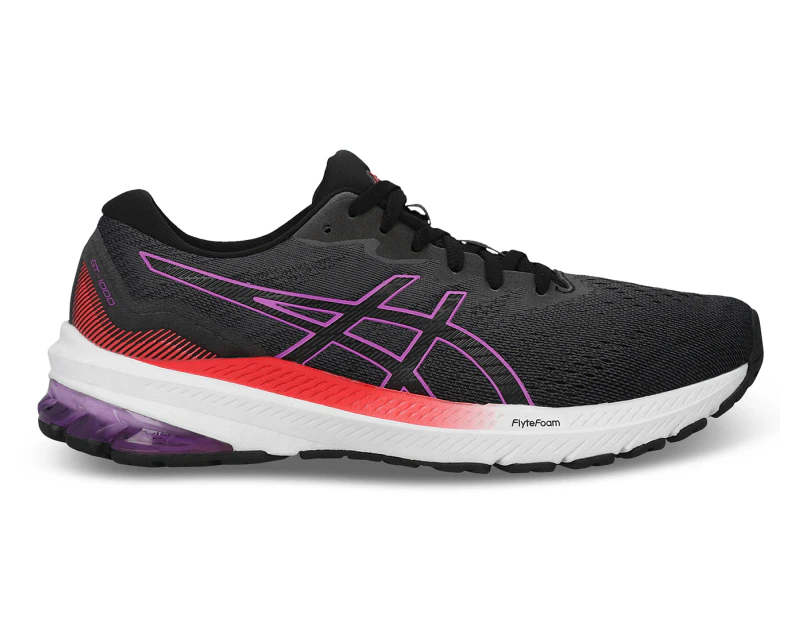 ASICS Women's GT-1000 11 Running Shoes - Black/Orchid
