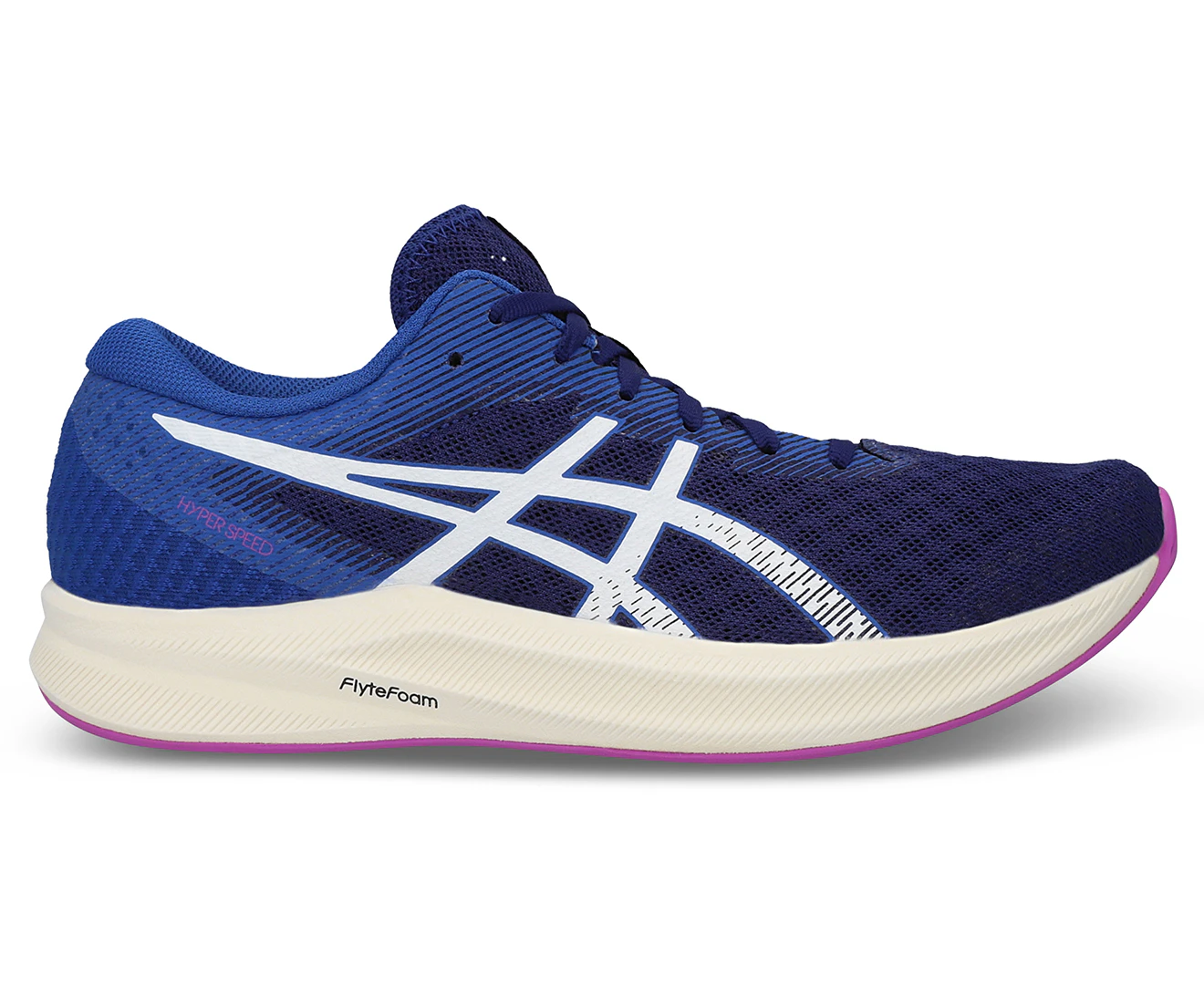 ASICS Women's Hyper Speed 2 Running Shoes - Dive Blue/White