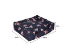 Pawz Pet Bed Mattress Dog Cat Pad Mat Puppy Cushion Soft Warm Washable L Navy