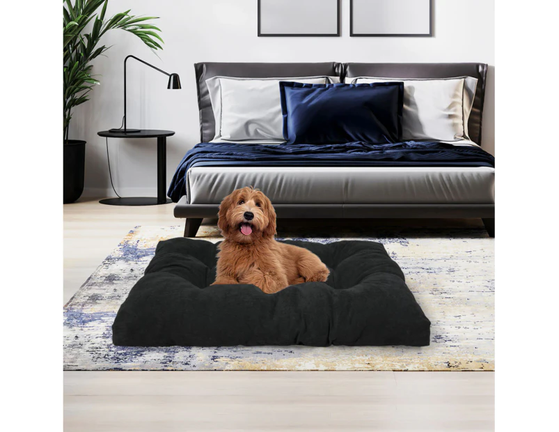 Pawz Pet Calming Bed Dog Cat Cushion Mattress Washable Mat Puppy Plush M