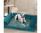 Pawz Pet Bed Sofa Dog Bedding Soft Warm Mattress Cushion Pillow Mat Plush XXL - Grey,Blue,Brown