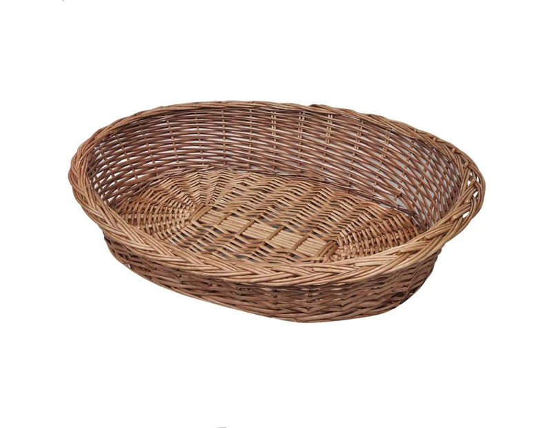 vidaXL Willow Dog Basket/Pet Bed Natural Kitty/Puppy Sleeping Bed Multi Sizes