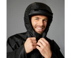 DECATHLON BTWIN 100 City Cycling Rain Poncho - Waterproof - Black