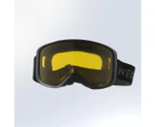 DECATHLON WEDZE Wedze G 100 S1 Kids/Adult Skiing & Snowboarding Goggles - Bad Weather - Black