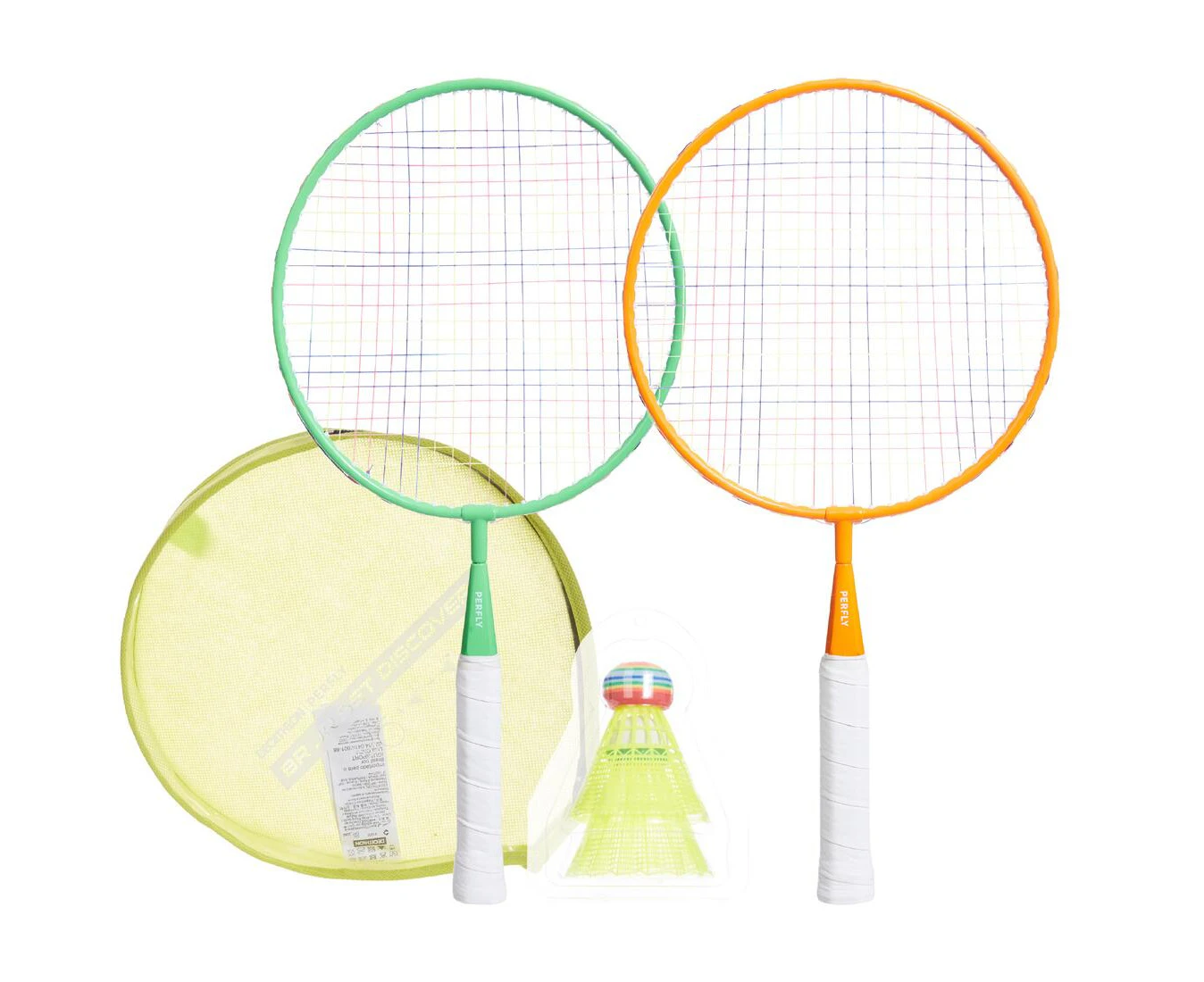 DECATHLON PERFLY Kid Badminton Racquet Set Discover - Default