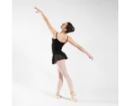 DECATHLON STAREVER Girls' Ballet Skirted Leotard - Black