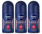 3 x Nivea Men Intense Protection Sport Antiperspirant Deodorant 50mL