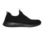 Womens Skechers Ultra Flex - First Take Black/Black Running Sport Shoes - Black/Black