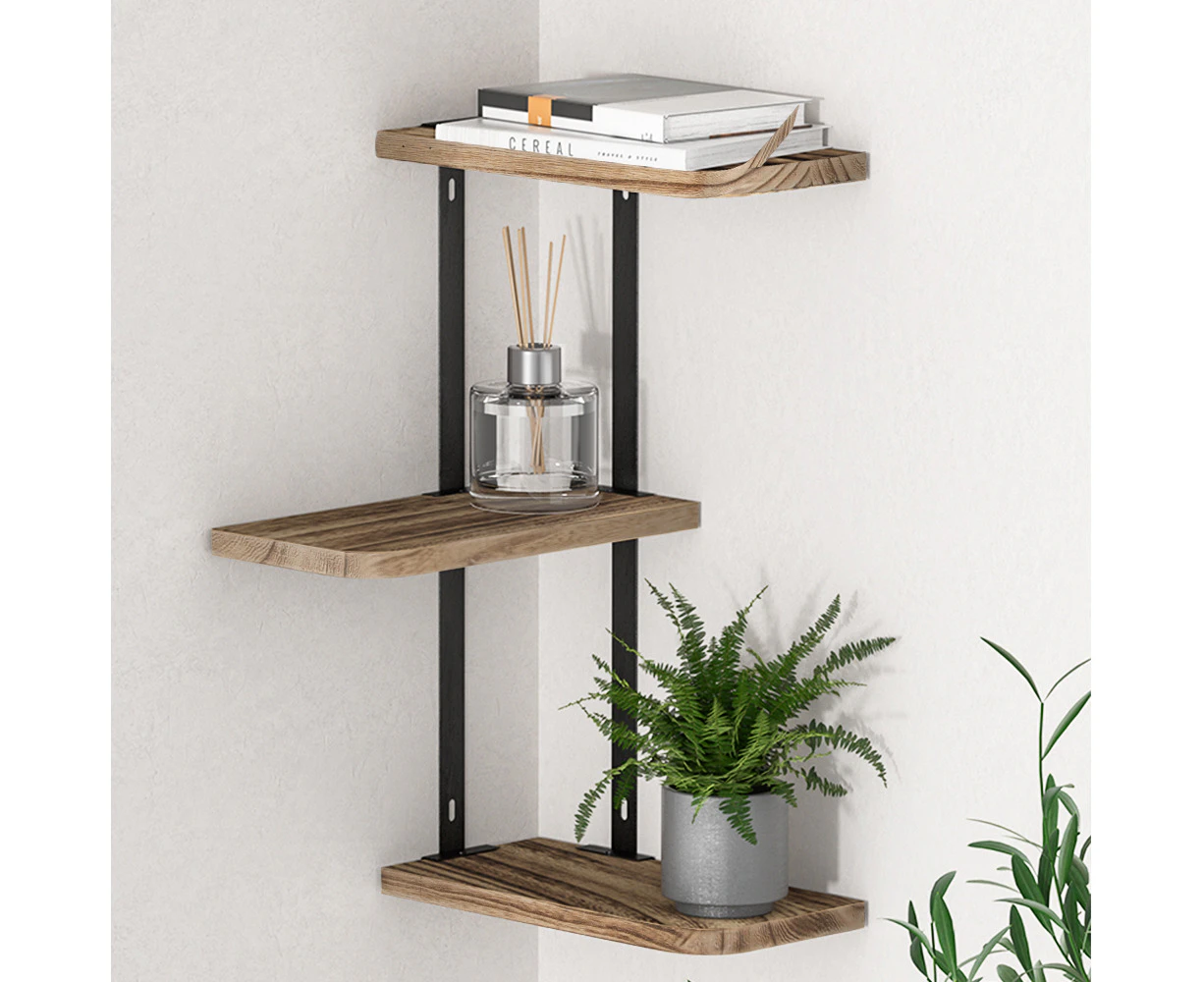 Artiss Floating Wall Shelf 3-Tier