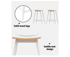 Bar Stools Set of 2 Kitchen Stool 65cm