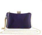 (Elegant Tassel-big Purple) - zebrum Womens Evening Clutch Bag Designer Evening Handbag,Lady Party Clutch Purse