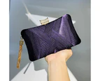 (Elegant Tassel-big Purple) - zebrum Womens Evening Clutch Bag Designer Evening Handbag,Lady Party Clutch Purse