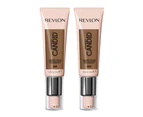 Revlon Photoready Candid Natural Finish Anti Pollution Foundation 22ml 550 Mocha 2 Pack