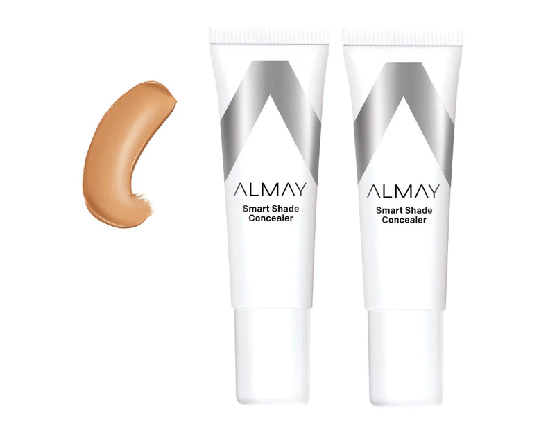 Almay Smart Shade Skintone Matching Concealer 11ml 040 Medium Meets Deep 2 Pack