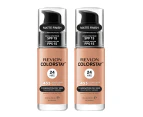 Revlon Colorstay Makeup Combination/ Oily Skin 30ml 455 Honey Beige 2 Pack