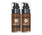 Revlon Colorstay Makeup Combination/ Oily Skin 30ml 610 Espresso 2 Pack