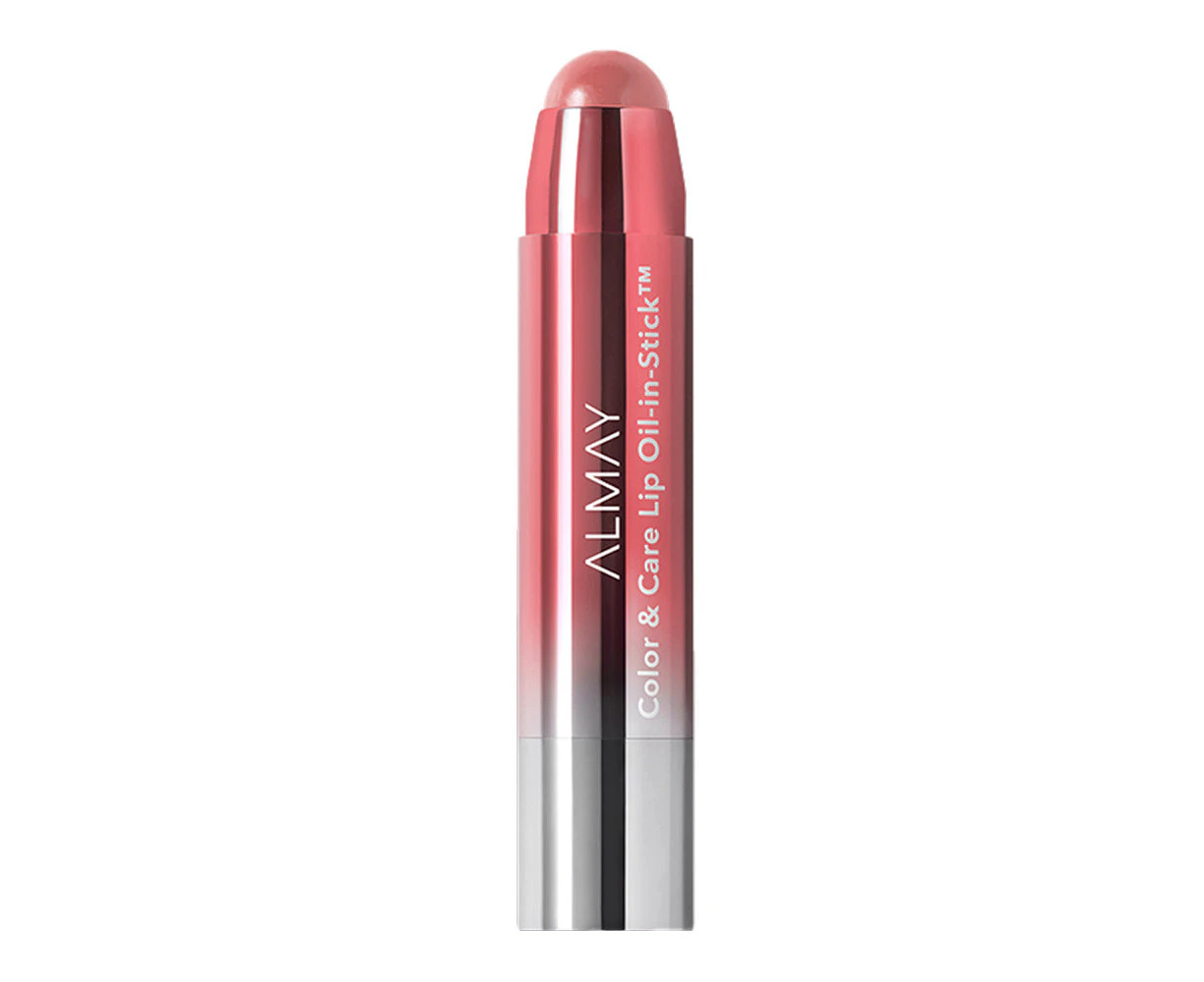 Almay Color & Care Lip Oil In Stick 2.5g 120 Rosy Glaze