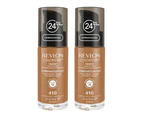 Revlon Colorstay Makeup Combination/ Oily Skin 30ml 410 Cappuccino 2 Pack