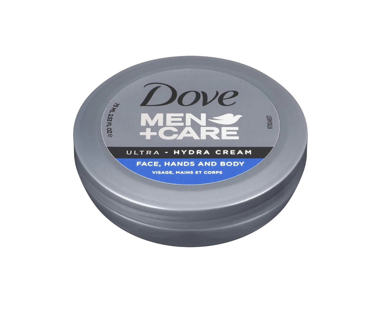 Dove Men Care Ultra Hydra Cream Face Body Hands 75mL