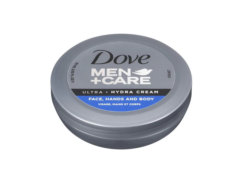 Dove Men Care Ultra Hydra Cream Face Body Hands 75mL