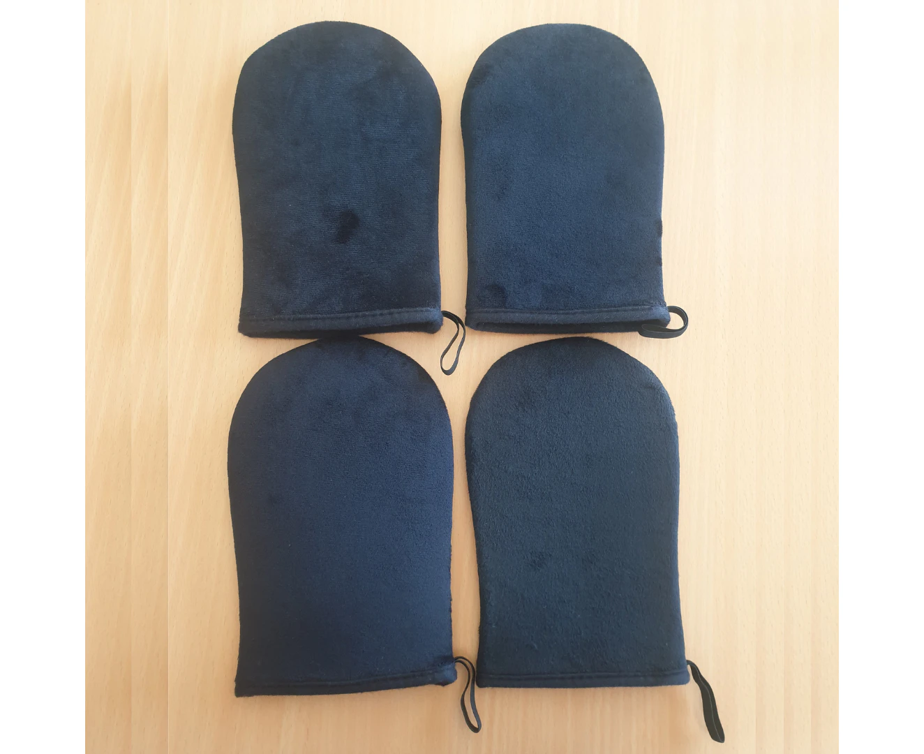 4 x Tanning Applicator Self Tan Mitt Black