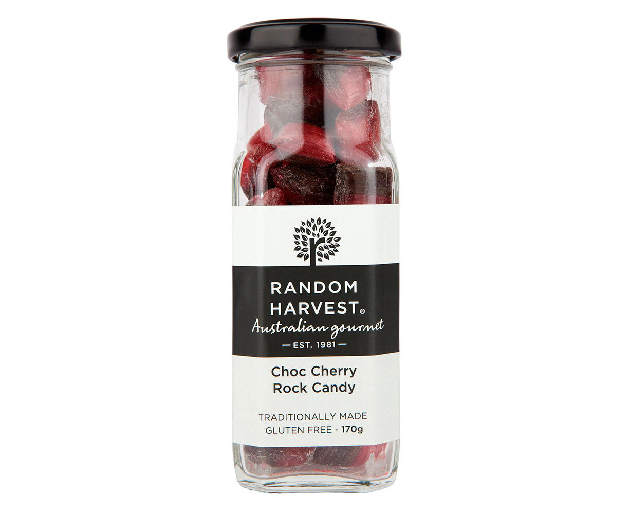 Random Harvest Choc Cherry Rock Candy 170g