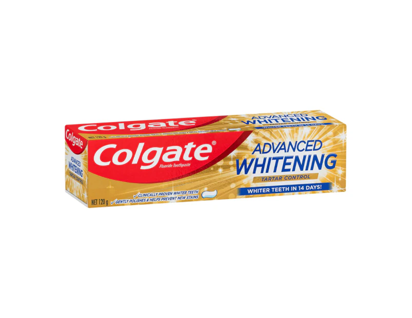 Colgate Toothpaste Advanced Whitening Tartar Control 120g