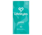 LifeStyles(R) Large Condoms 10 Pack
