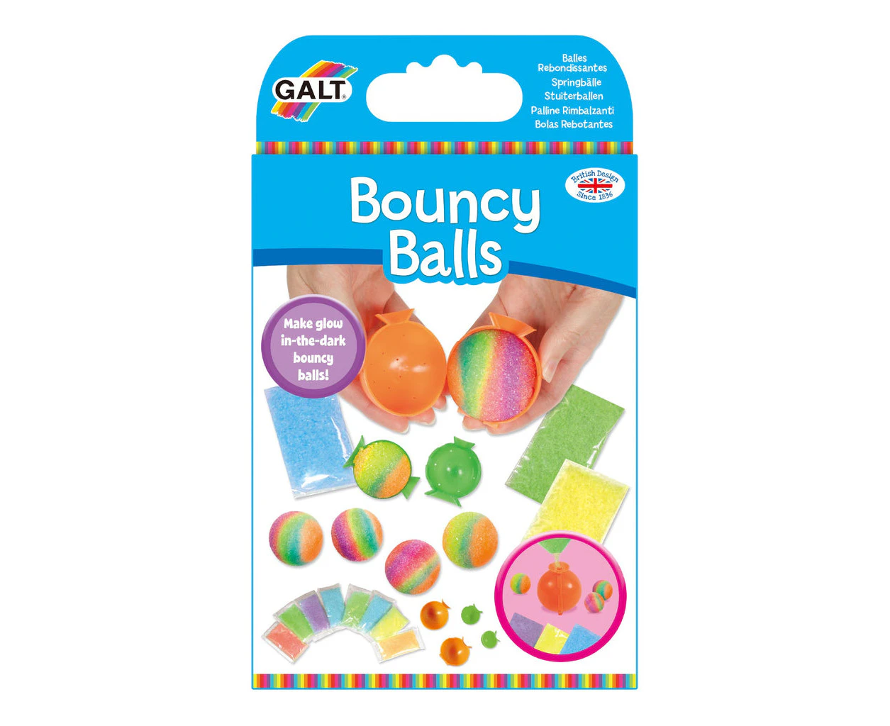 Galt Bouncy Balls Kids/Childrens Activity Kit Interactive Creative Toy 8y+