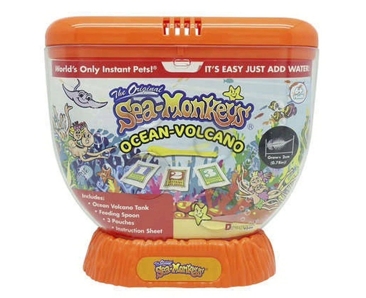 The Original Sea-Monkeys Ocean Volcano Tank Set Kids 14.5cm Toy Assorted 6y+