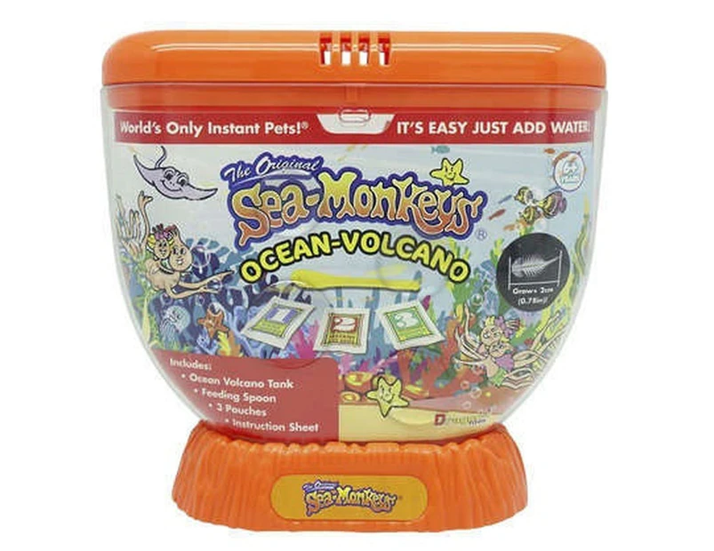 The Original Sea-Monkeys Ocean Volcano Tank Set Kids 14.5cm Toy Assorted 6y+