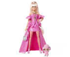 Barbie Extra Fancy Doll In Pink Gown With Pet Toy For 3 Year Olds & Up