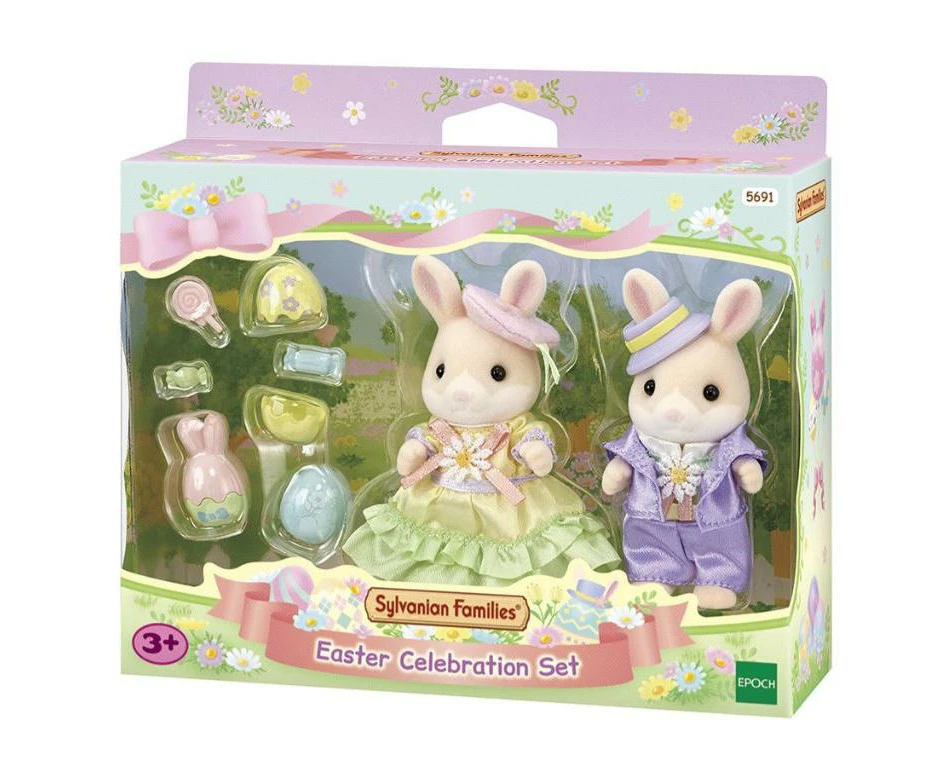 Sylvanian Families Easter Celebration Dolls w/ Accessories Playset Kids Toy 3+