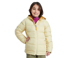 Kathmandu Epiq Girls Down Puffer Warm Outdoor Winter Jacket  Kids  Basic Jacket - Yellow Sunlit