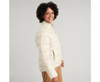 Kathmandu Epiq Womens Down Puffer 600 Fill Warm Outdoor Winter Jacket  Women's  Puffer Jacket - Ivory Natural