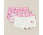 3 Pack Maxx Floral Shortie - Pink
