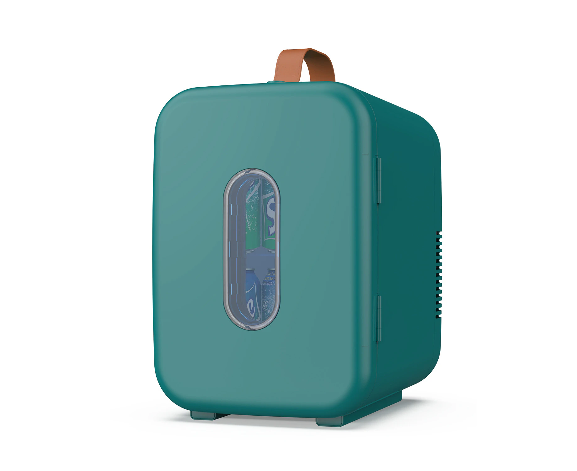 YOPOWER Portable Personal Mini Fridge10 Liter Compact Cooler and Warmer Refrigerator Green