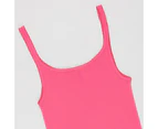 6 Pack Bonds Teena Singlet Girls Kids Pink Comfy Cotton Tank Top UYG43W Bulk