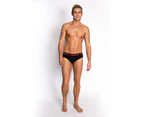 10 Pack Bonds Mens Black Cotton Hipster Briefs Undies Underwear M8DM5T Bulk