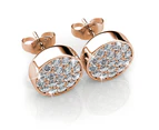 Boxed Set Of 2 Earrings Embellished with Swarovski crystals