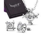 Boxed Majestic Beauty Necklace And Earrings Set Embellished with SWAROVSKI® crystals