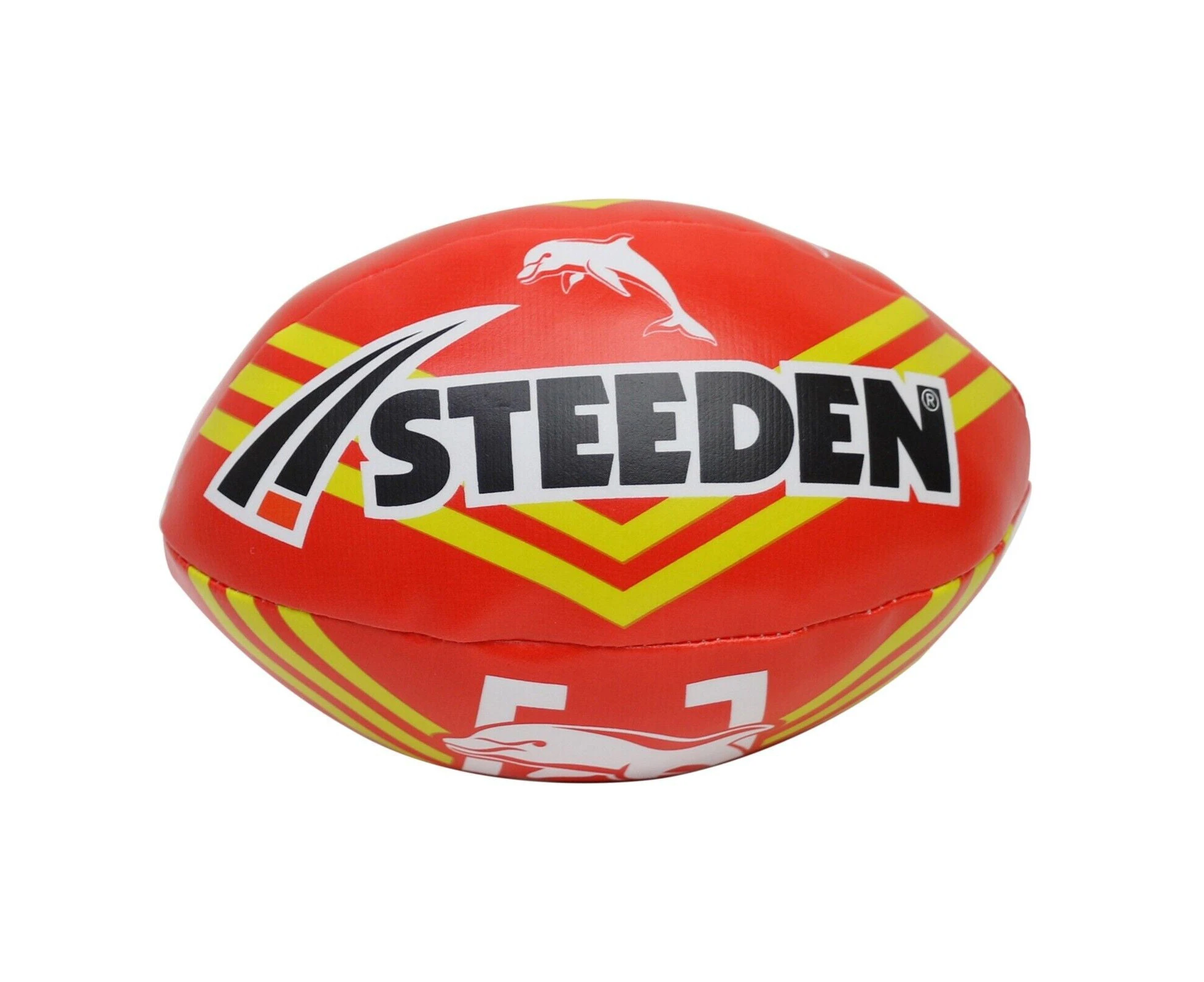 NRL 2023 6 Inch Supporter Sponge Football - Dolphins - Ball