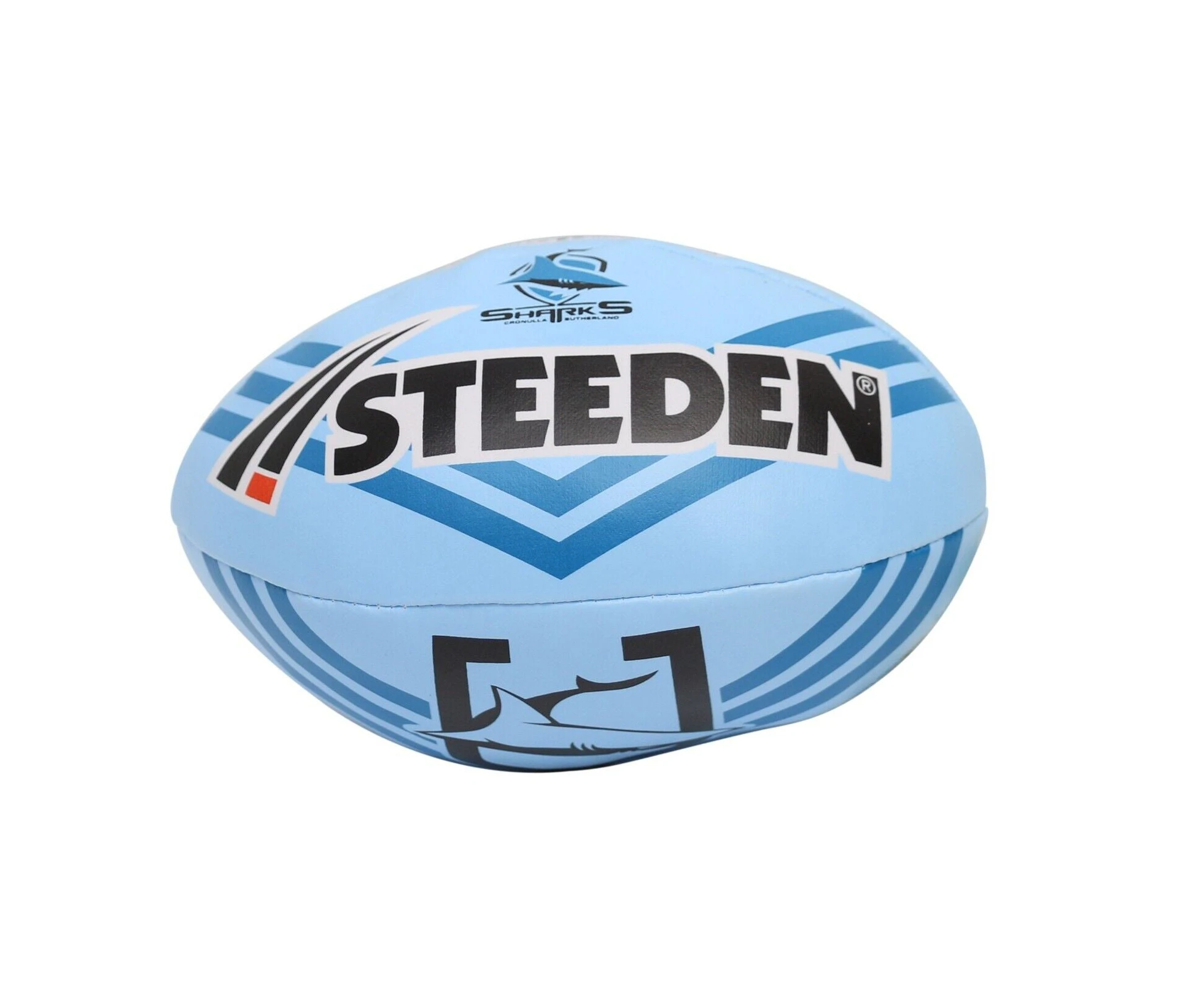 NRL 2023 6 Inch Supporter Sponge Football - Cronulla Sharks - Ball